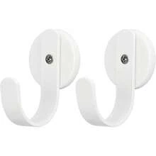 2-Pack Magnetic Wreath Hangers For Metal Doors, Christmas Decor - 白色 - 查看 1