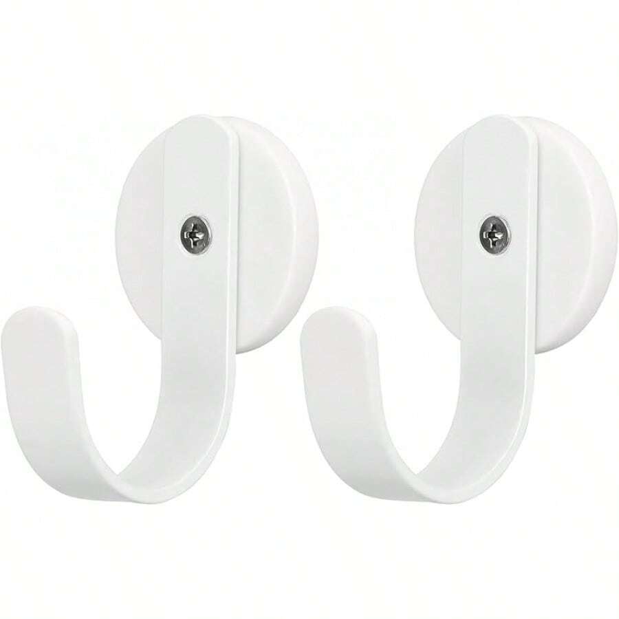 2-Pack Magnetic Wreath Hangers For Metal Doors, Christmas Decor - 白色 - 查看 1