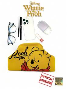 [Disney] Cartoon Pattern Clutch Shoulder Bag, Detachable Chain Party Handbag, Shopping Daily Crossbody Bag, Can Store Daily Essentials And Cosmetics - Multicolor - View 6