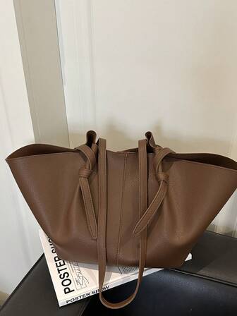 2025 New Underarm Tote Bag, High-Quality Niche Fashion Casual Minimalist Large Capacity Shoulder Bag