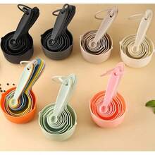 Plastic Measuring Cup And Spoon Set, Kitchen Baking Measurement Tools, Flour Scoop, Coffee Scoop, Seasoning Spoon, Liquid Measuring Tools - Multicolor - View 8