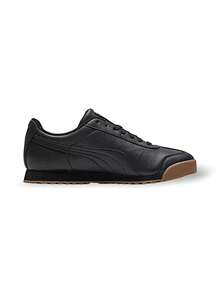 PUMA ROMA CLASSIC GUM 男女款运动鞋休闲健身轻便透气缓震厚底橡胶外底舒适日常黑色 366408-02 - 黑色 - 查看 3