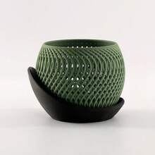 1个棕色多边形极简主义花盆，带排水孔，室内外装饰花盆，艺术优雅的植物架，适用于客厅、卧室、书房和阳台，高性价比的户外和花园装饰 - 彩色 - 查看 14