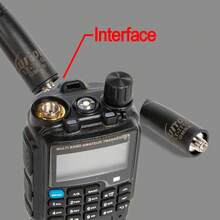 2pcs - Baofeng NA-771 Dual Band Antenna, 144/430MHz, SMA Female Connector, Compatible With BF-UV5R BF-UV82 F8HP, Battery Not Included