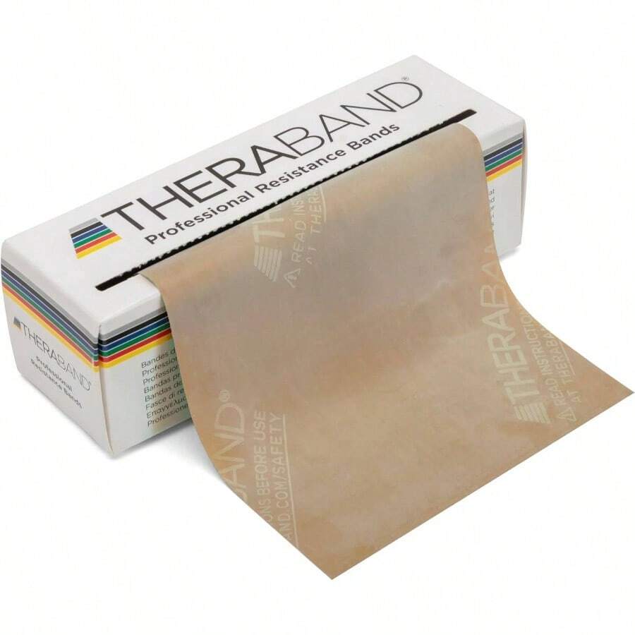 Banda de para Ejercicio 5.4 Metros - Tan/Extra Thin + Nivel 0 / Extra Ligero - Bronceado - Ver 1