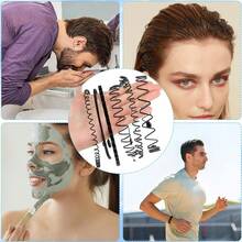 Paquete de 6 Diademas Deportivas Antideslizantes deástico para Mujer y Hombre - Ideal para Correr, Yoga y Actividades ísicas - A-6 piezas - Ver 6