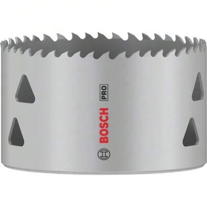  Bosch 1x PRO Multimaterial-Lochsäge (für Weichholz, Gipskarton, Ø 83 mm, Profi-Bohrer-Zubehör)