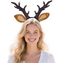 Christmas Headband For Women, Reindeer Antler Costume Headpiece, Elegant Reindeer Costume For Women ,Hair Hair Hoop ,Hairband For Women Hair Accessories