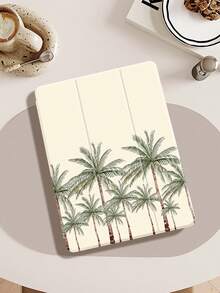 椰子树平板电脑保护壳兼容 9.7/10.2/10.5/10.9/12.9/Pro 11、第 10 代，兼容三星 Galaxy Tab S6 Lite 10.4 英寸，兼容 Kindle Paperwhite 第 12 代 2024、Kindle（第 11 代）2022 年发布，柔软防摔保护，智能支架/自动唤醒/睡眠 - 彩色 - 查看 1