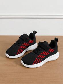 1 Pair 2025 New Style Kids' Casual Sports Shoes, Breathable Multi-Color Options, Non-Stuffy, Bouncy Soft Soles, Fashionable