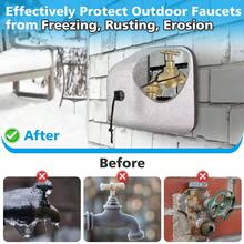 1pc Outdoor Faucet Freeze Protection Cover, Foam Insulation Sleeve For Water Pipe Anti-Freezing Insulation, Winter