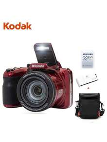 Kodak Cámara telefoto AZ425, CMOS BSI de 20,68 megapíxeles, pantalla de 3 pulgadas, zoom óptico de 42x, lente gran angular de 24 mm