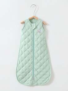 1 Stück Baumwoll-Einfarbiger Säuglingsschlafsack, Baby Weste Schlafsack, gepolstert für Herbst/Winter, geeignet für alle Jahreszeiten, Neugeborenen Wickeltuch, Säuglingsdecke, Neugeborenen Kleidung, Neugeborenen Kinderbett, Neugeborenes Baby, Baby Schlafsack, Baby Winter Schlafsack, Kinder Schlafsack, Baby Mädchen, Baby Schlafsack, Baby Jungen, Baby Wickel Schlafsack, Baby Schlafsack, Personalisierte Neugeborenen Nachtwäsche, Neugeborenen Romper