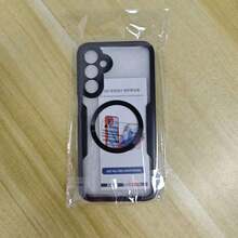 Hadaasi 黑色奢华360°全方位磁吸亚克力保护壳，内置屏幕保护膜，亲肤材质，防刮擦，兼容三星Galaxy S26 Ultra/S26 Plus/S26/M36/S25 FE/S25 Ultra/S25 Plus、A57/A37/A17/A07/A56/A55、苹果17e/17 Pro/17 Pro Max、17、16e、Reno14 Pro、荣耀400/400 Pro/400 Lite、Reno14 F、Hot 60 Pro/Hot 60 Pro+、15C/Note 14 Pro+ - 黑色 - 查看 62