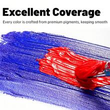 Professional Acrylic Paint Set - 23/29/35/47 Pcs, 12/18/24/36 Colors 12ml/0. 41floz Non-Fading Acrylic Color Bulk Tubes Kit With 7pcs Painting Brushes & 1 Palette & 3 5x7in Blank Paint Canvas, Professional Art Supplies For DlY Craft, Drawing, Painting, Canvas, Rock, Wood, Wall And Ceramic For Adults, Students, Beginners And Hobbists In Birthday, Easter And More - 均碼 - 查看 5