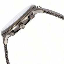 Đồng hồ nam Quartz ba kim bằng thép không gỉ Vỏ thép không gỉ/Kính chống xước FS5382/FS5383 - Xanh đen - Xem 5