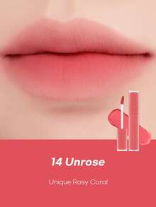 Rom&nd Romand BLUR FUDGE TINT 14 UNROSE，Romand 唇膏，唇彩，哑光唇釉，轻盈柔滑质地，易于涂抹，持久显色，高饱和度，不拔干，丝绒般柔滑，哑光妆效，易于晕染，韩国彩妆，韩国化妆品，礼盒装，5.0克/0.18盎司 - 14 UNROSE - 查看 11