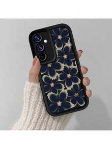 Funda Estampada Flores Azul Elegante Moderna Phone Cases compatible con Samsung S20 FE/S21/S21 FE/S21 Ultra/S22/S22 Ultra/S23/S23 FE/S23 Ultra/S24/S24 Plus/S24 Ultra/S24 FE/S25/S25 Plus/S25 Ultra/A03S 4G/A04E 4G/A05 4G/A05S 4G/A12 4G/A14 5G/A15 4G(5G)/A24 4G/A25 5G/A26 5G/A32 4G/A34 5G/A35 5G/A36 5G/A52 4G(5G)/A53 5G/A54 5G/A55 5G/A56 5G - Verde oscuro - Ver 4