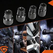 1/2" Locking Wheel Nut Remover Stud Bolt Impact Twist Socket Extractor Tool Set - Default - View 7