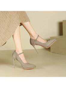 Women Pumps - Khaki - View 2