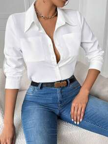 QIANZHIDU Plus Size Women Clothes Women Blouses Long Sleeve Shirt Plus Size Shirt Office Outfits For Women Work Tops Women Office Casual Outing Going Out Outfits Women Fall Women Clothes Back To School Clothes Easter Shirt Boyfriend Casual Wome Work Women Blousesn Outfits Vintage Shirts Teacher Outfits For Women Business Casual Woman Teacher