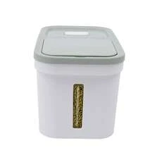 WUPYI2018 Boîtes de rangement pour le riz - Vert et blanc - Voir 4