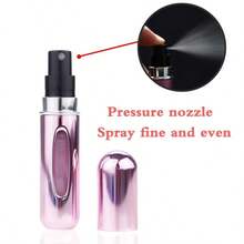 Metal Perfume Atomizer - Compact & Leak-Proof For On-The-Go Use - 粉色 - 查看 3