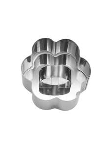 1pc/3pcs Round Biscuit Cutter With Handle,Stainless Steel Round Circle Doughnut Cutter Baking Mold,Stainless Steel Biscuit Cutter,Handle Biscuit Cutting Three Pieces Set,Round Shaped Biscuit Mold