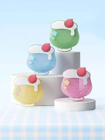 4pcs Soft Joystick Protective Cover Compatible With Nintendo Switch 2 - Cream Soda Color