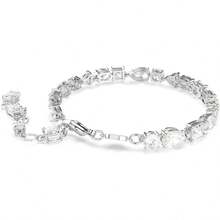 Mesmera Bracelet, Mixed Cuts, White, Rhodium Plated - 1 - View 5