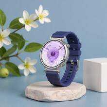 Correa de silicona de 18 mm compatible con Huawei Watch GT6 GT5 de 41 mm, banda deportiva suave compatible con Huawei Watch GT4 de 41 mm/GT5 Pro de 42 mm - 18mm - Ver 5