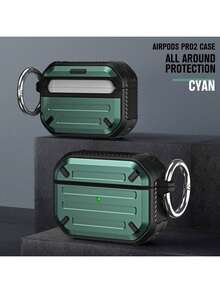 Military Industry Anti-Fall Thickened Apple Bluetooth Earphone Case, Earphone Charging Case Protective Cover