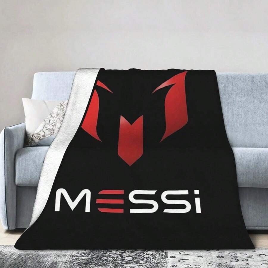 Argentina Number 10 Football Soccer Blanket Flannel Decoration Messied Portable Warm Throw Blanket For Home Couch Bedding Throws8 (1).Jpg - trắng - Xem 1