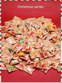 10/20/30 piezas Juego de imanes de nevera navideños, Imanes decorativos de nevera navideños, Adecuados para el hogar, la cocina, la oficina y las fiestas navideñas, Decoraciones magnéticas navideñas, Adecuados como decoraciones DIY y regalos de Navidad