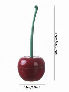 樱桃造型马桶刷，创意樱桃马桶刷带刷架，立式马桶刷套装，装饰性马桶刷架，浴室清洁工具，可爱家居浴室装饰，清洁用品 - 彩色 - 查看 8