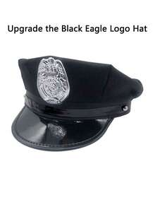 Unisex Police Officer Hat, Guard Hat, Role-Playing Hat, Cosplay, Suitable For Holiday Parties, Paired With Sexy Uniforms And Erotic Costumes - Multicolor - View 21