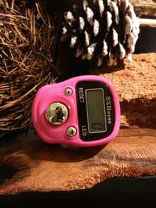 1pc/5pcs/10pcs LED New Ring Counter, Ramadan, Christmas, Halloween, Holidays, New Year, LED Electronic Manual Button Counter, LED Compact Mini Portable Ring Counter - Multicolor - View 3