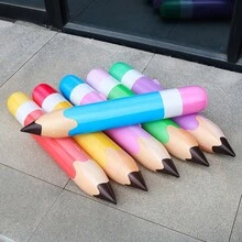 Crayon gonflable, jeux et loisirs de plein air, jeux de jardin/pelouse, fabriqué en PVC - Multicolore - Voir 6