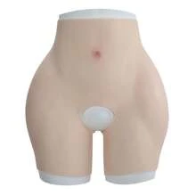Silicone Padded Butt Lift Shorts, Thickened Shaping Pants For Enhancing Hips And Buttocks, Ideal For Sculpting Desired Buttock Shape - Beige - View 9