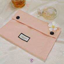 Gucci Pink Canvas Cosmetic Storage Bag, 8.5L X 6H X 2W,Sweet Style - Pink - View 4