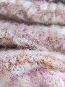 1 Pair Women's Vintage Style Coral Fleece Indoor Fluffy Socks, Warm & Non,Slip, Suitable For Home Wear In Autumn/Winter, Cozy Socks - Multicolor - View 4