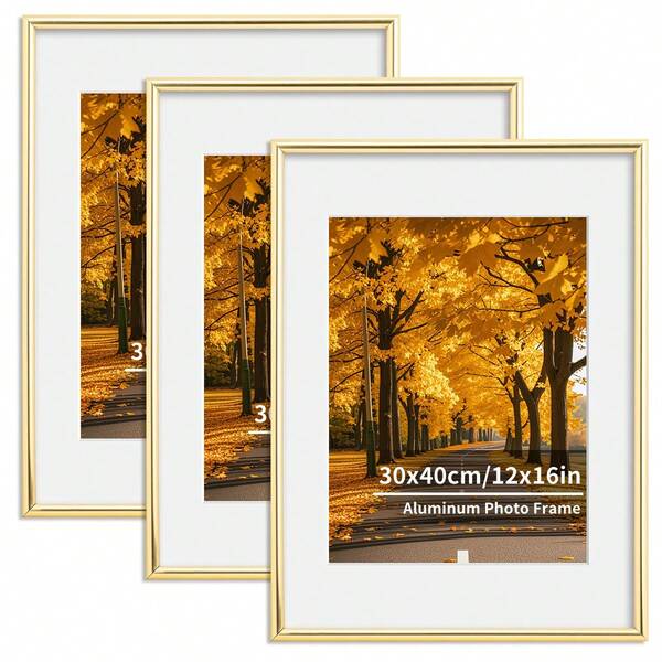 1/3 قطعة ، إطار صور ألومنيوم 30 * 40 سم ، إطار صور معدني ذهبي 12 * 16 بوصة ، إطار صور A3 ، إطار صور للحائط ، إطار شهادة A4 ، إطار ملصق ، مناسب للصور ، الرسم بالألماس ، الرسم على قماش ، الديكور الفني ، ديكور المنزل ، ديكور غرفة النوم ، ديكور الغرفة