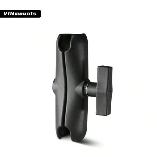 VINmounts 15cm Dual Arm With 1.5" Ball Mount, Stable And Sturdy, Black Coated Surface, Anti-Slip And Wear-Resistant, Aluminum Alloy Bracket, Compatible With RAM Mounts