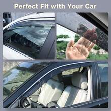 GEARZAAR For  Focus MK2 2004-2010 4/5 Door Saloon/Liftback Wind Deflectors 4pc Tinted - Default - View 3