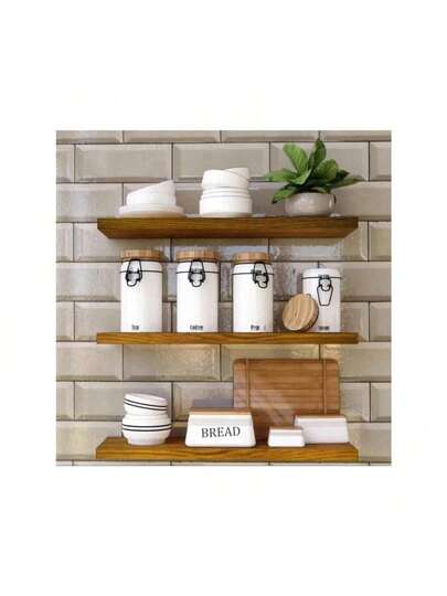 Kit 4 Prateleiras Branca Nicho Multiuso Quarto Sala Banheiros