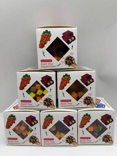 150/600PCS Mini Cube Pixel Clay Blocks - & Versatile, 6 Vibrant Colors, Flexible & Non-Sticky, Perfect For DIY Crafting, 3D Pixel Art & Creative Decoration, Handmade Projects & Stress Relief Activities, Easy-To-Shape,Mosaic Building & Interactive Play
