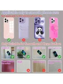 1PC Silicone Suction Phone Case Stand, Phone Suction Grip, Octobuddy, Adhesive Phone Grip, Adhesive Phone Stand (Please Clean Carefully Before Use To Ensure The Surface Is Clean And Flat.) It Can Only Be Used After Pasting For Half An Hour. It Is An Excellent Gift For Family And Friends, A Birthday Present, A Christmas Present, A Travel Necessity, And A Dormitory Necessity