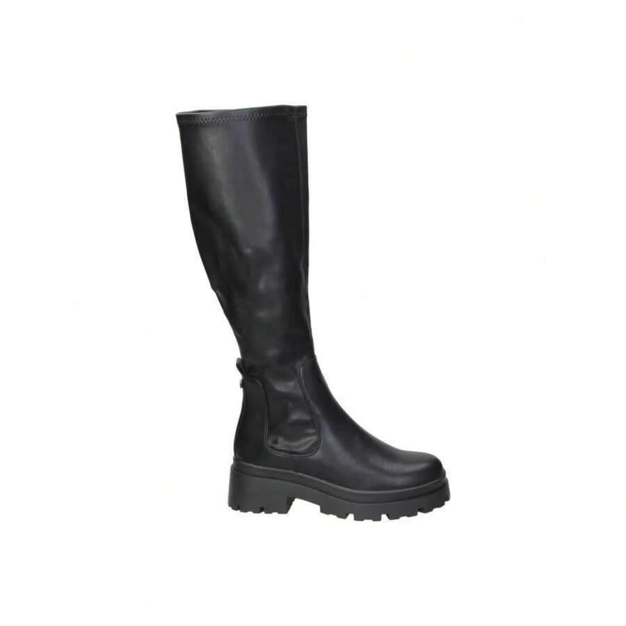 MTNG | Botas de Tacón Mustang Missione para Mujer – Botas Altas en Color Negro – Bota con Caña Alta y Cremallera Lateral – Estilo Casual – Con Plataforma – Cómodas y Combinables – Modelo 54607 - ✅ Entrega 24/72h a España (península) - Negro - Ver 1