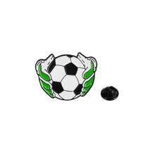 1pc 2026 World Cup Football Brooch, Cute Cartoon Zinc Alloy Lapel Pin, Creative Backpack Accessory Sports Series Badge