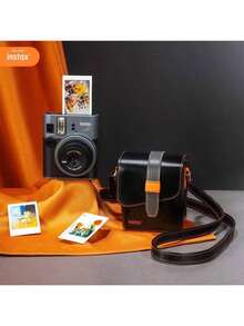 FujiFilm Instax Mini41 Polaroid Camera Gift Box With Auto-Exposure, Smart Flash, Built-In Selfie Mirror, And Macro Mode. Portable, Easy To Use, And Ready For Instant Sharing.